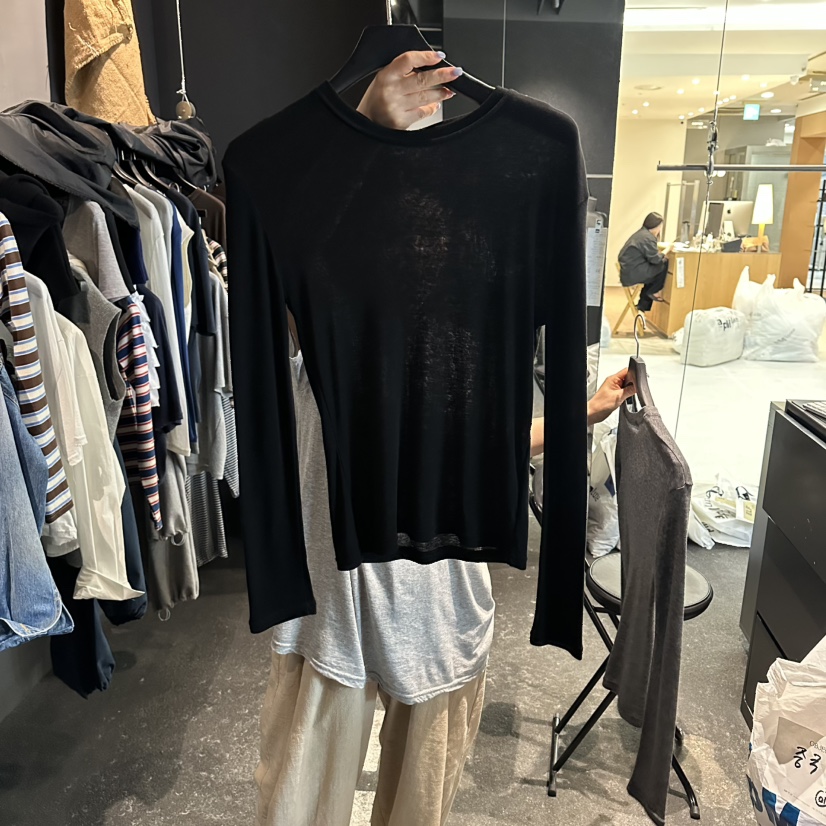 ELF-L東大門直郵女士新品休閑真品職業人氣26初秋長袖T恤ELF-L長袖T恤圖色5