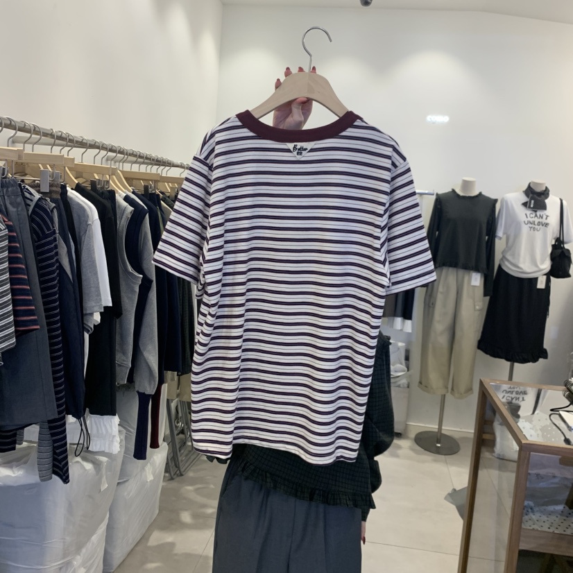 TAN&amp;COMO東大門實拍女裝新款人氣真品推薦休閑熱賣T恤tan-COMOT恤