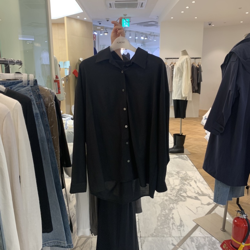 ALMOND東大門直郵女士新款職業休閑真品人氣時尚襯衫蕾絲衫ALMOND襯衫/蕾絲衫圖色1