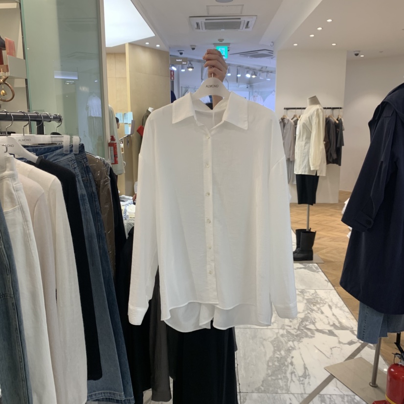ALMOND東大門直郵女士新款職業休閑真品人氣時尚襯衫蕾絲衫ALMOND襯衫/蕾絲衫圖色2