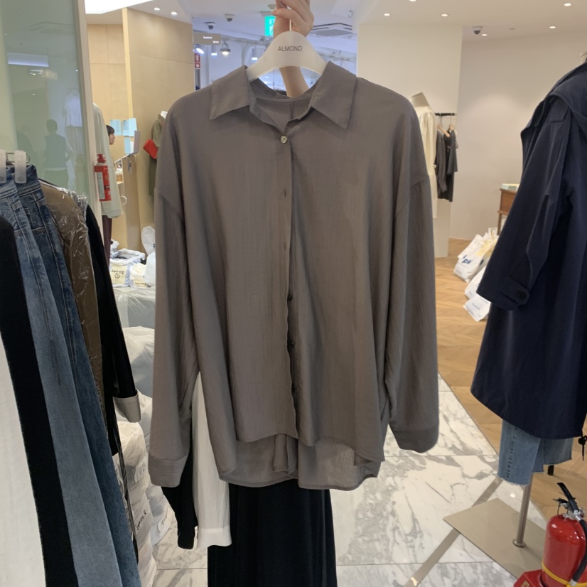 ALMOND東大門直郵女士新款職業休閑真品人氣時尚襯衫蕾絲衫ALMOND襯衫/蕾絲衫圖色3
