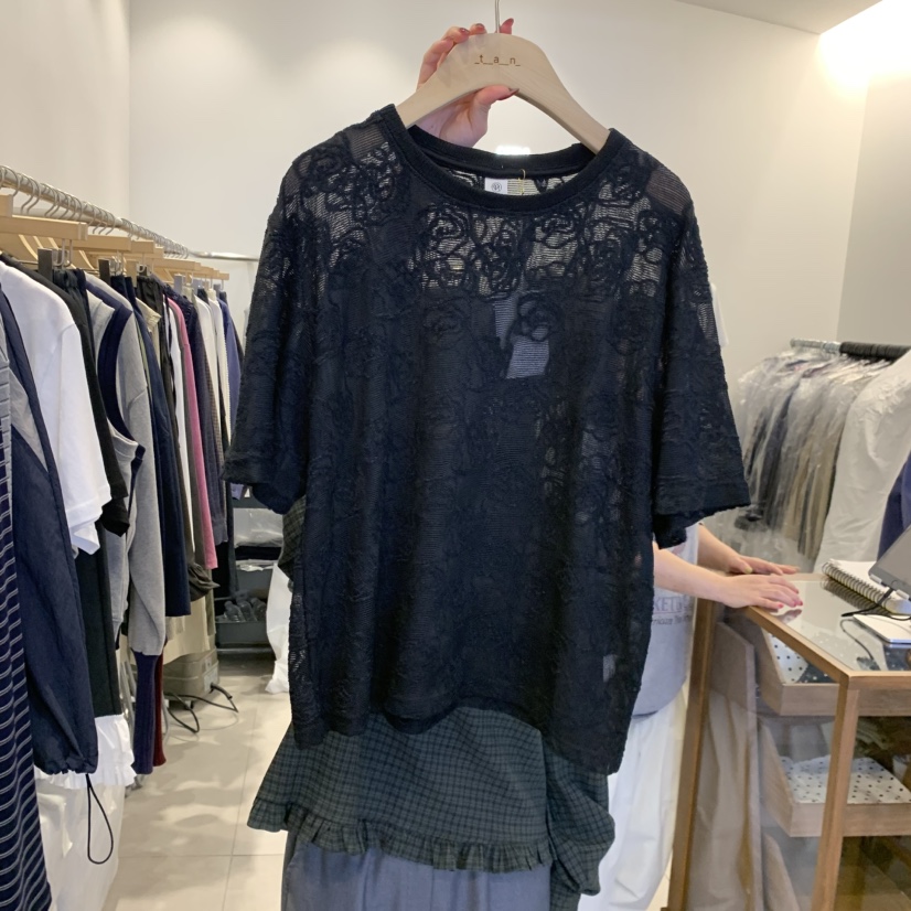 TAN&amp;COMO東大門代購女裝新品熱賣時尚職業推薦人氣T恤tan-COMOT恤圖色2