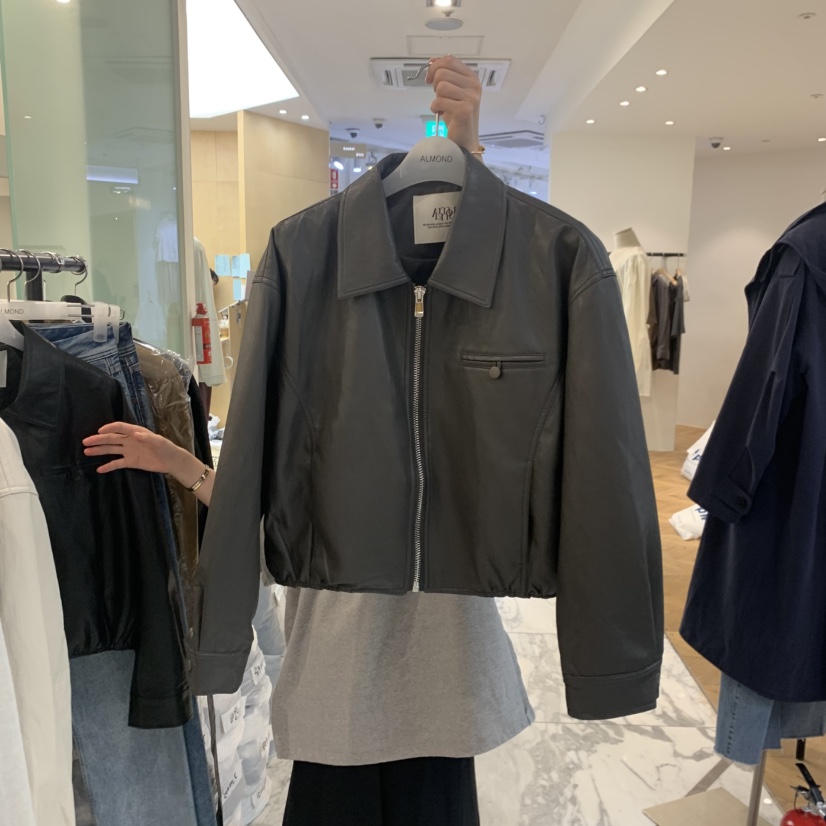 ALMOND韓國代購女士新款26秋冬時尚熱賣休閑真品職業夾克ALMOND夾克圖色2