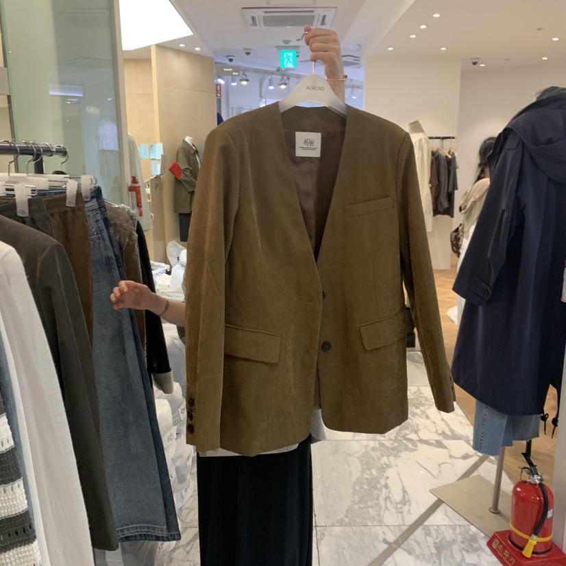 ALMOND韓國直郵女裝新款熱賣真品職業26初秋推薦人氣夾克ALMOND夾克圖色2