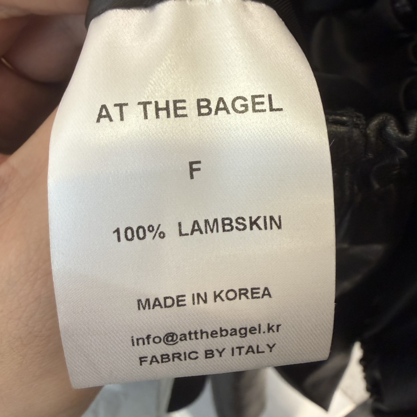 AT THE BAGEL韓國直郵女裝新款26初秋休閑熱賣人氣皮衣AT THE BAGEL皮衣