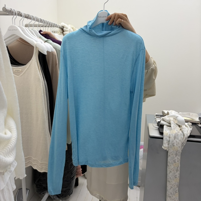 BREEZE東大門直郵女士新品熱賣人氣休閑26秋冬長袖T恤高領BREEZE長袖T恤圖色4