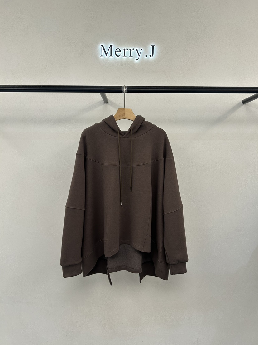 MERRY-J東大門代購女士新品26初秋推薦人氣衛衣連帽衫鏤空MERRY-J衛衣圖色1