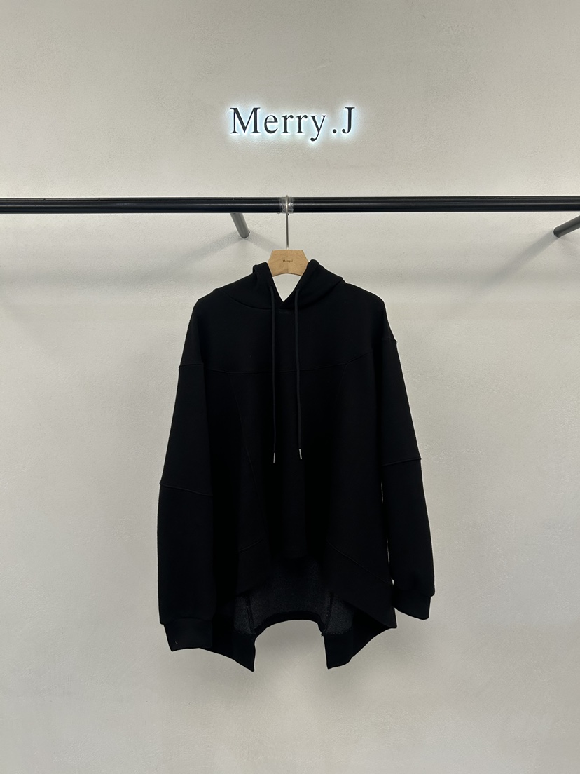 MERRY-J東大門代購女士新品26初秋推薦人氣衛衣連帽衫鏤空MERRY-J衛衣圖色2