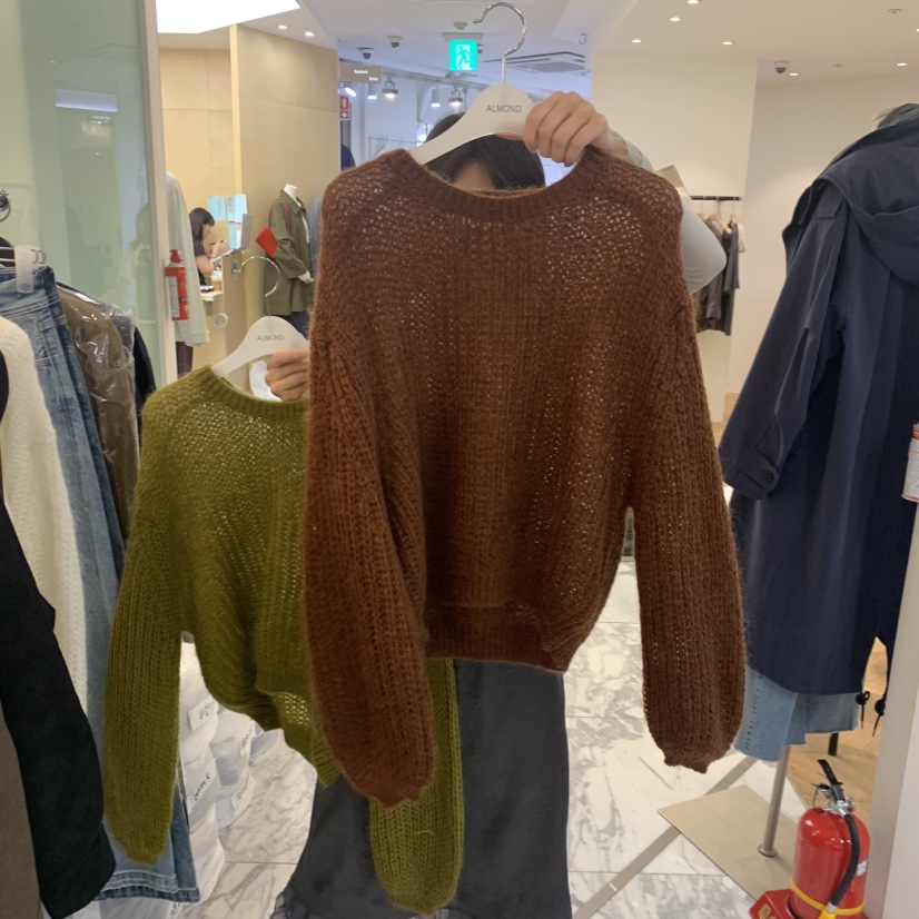 ALMOND東大門代購女士新品26初秋推薦26秋冬人氣職業毛衣ALMOND毛衣圖色3