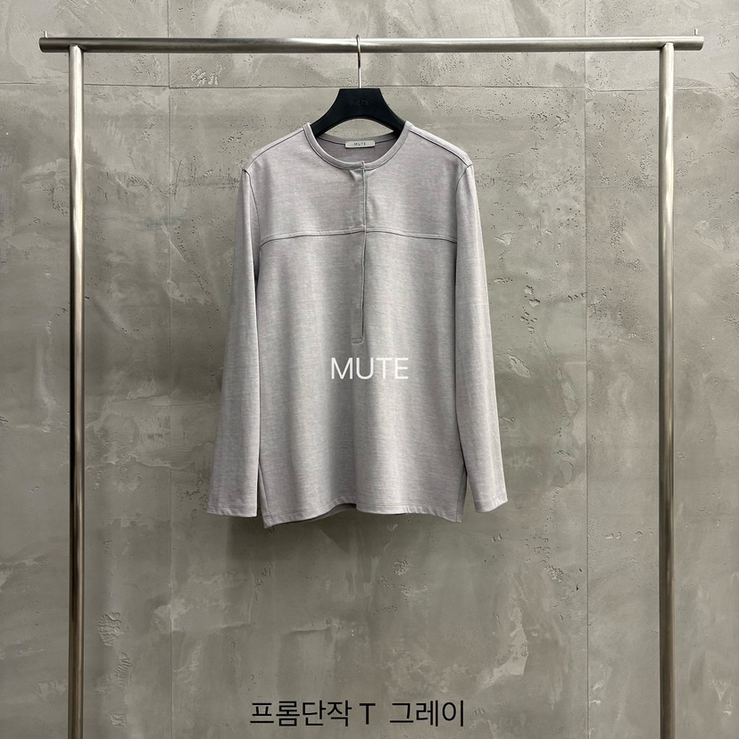 MUTE-P東大門實拍女士新款職業休閑推薦人氣真品長袖T恤MUTE長袖T恤圖色5