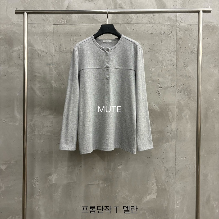 MUTE-P東大門實拍女士新款職業休閑推薦人氣真品長袖T恤MUTE長袖T恤圖色7