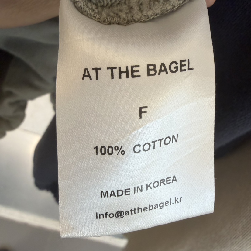 AT THE BAGEL韓國代購女士新品休閑熱賣時尚推薦職業衛衣AT THE BAGEL衛衣