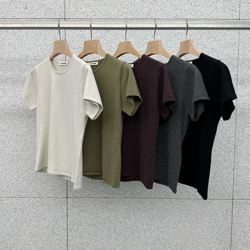 AT THE BAGEL韓國直郵女士新品26初秋26秋冬職業真品T恤AT THE BAGELT恤