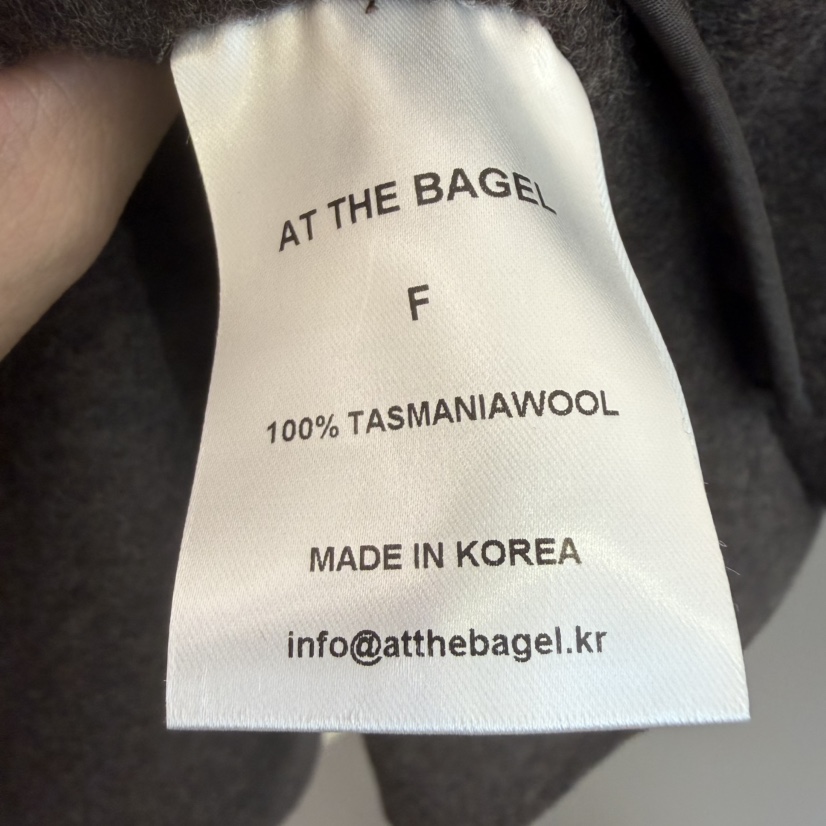 AT THE BAGEL東大門直郵女裝新款職業時尚人氣短款大衣AT THE BAGEL短款大衣