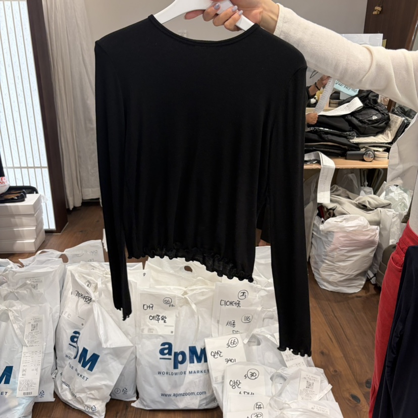 UNDERSTANDING東大門代購女士新品26初秋人氣長袖T恤天絲UNDERSTANDING長袖T恤圖色4