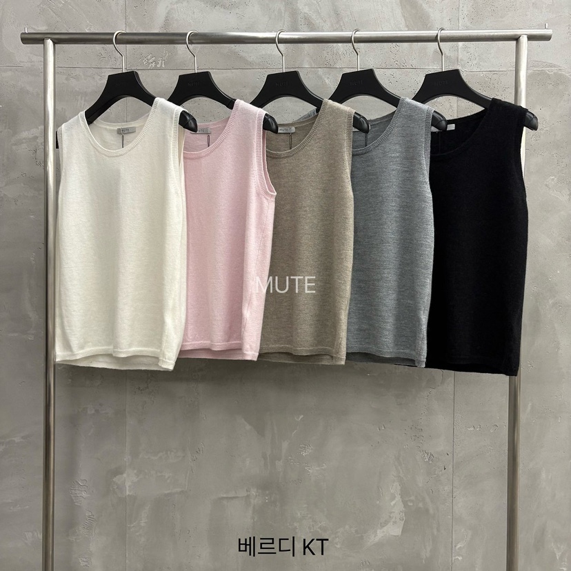 MUTE-P東大門實拍女裝新品26秋冬時尚推薦休閑真品吊帶背心MUTE吊帶/背心