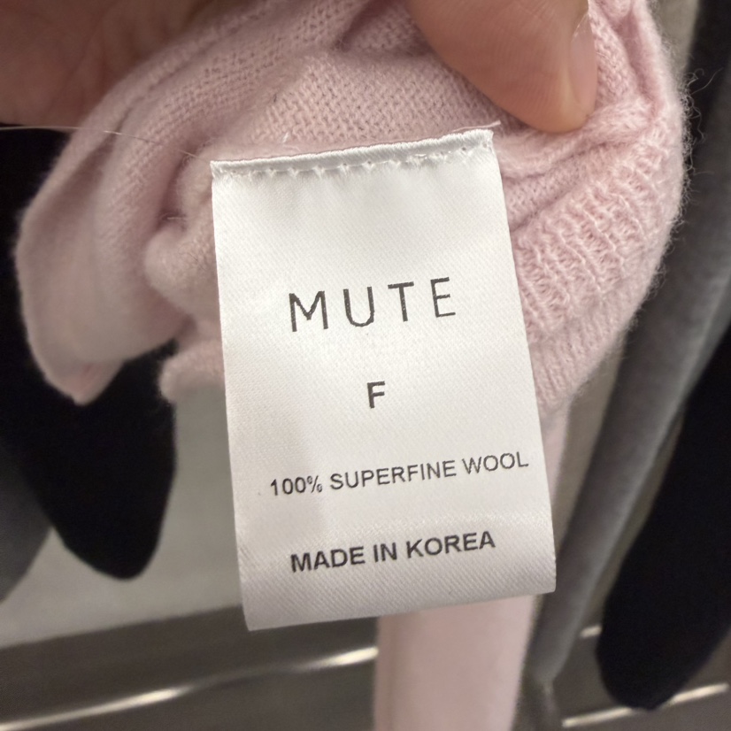 MUTE-P東大門代購女裝新品26秋冬人氣職業26初秋針織衫羊毛MUTE針織衫