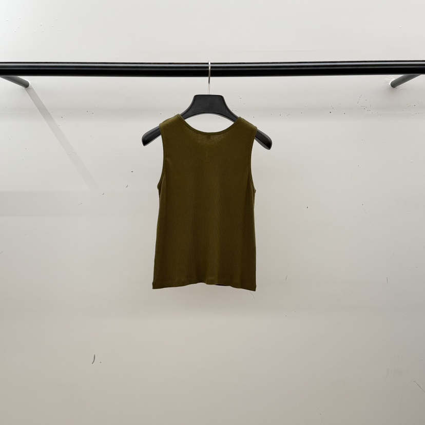 ID東大門實拍女士新品26初秋時尚真品人氣吊帶背心無袖紐扣ID吊帶/背心
