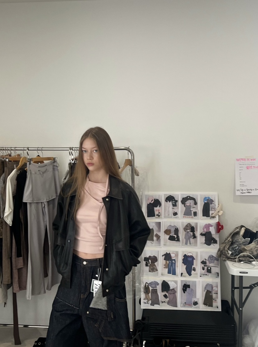 ZEROZERO韓國代購女士新品熱賣26秋冬時尚真品皮衣水洗皮革ZEROZERO皮衣