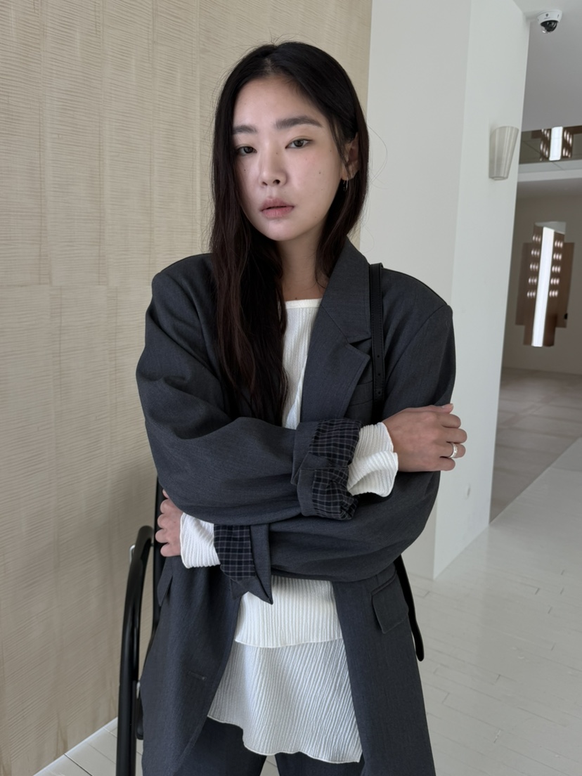 空東大門實拍女士新款時尚真品26秋冬26初秋休閑西裝西服TORRE西裝/西服