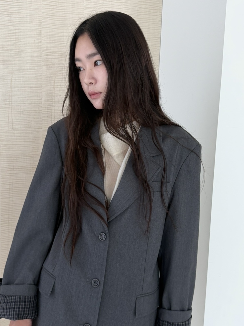 空東大門實拍女士新款時尚真品26秋冬26初秋休閑西裝西服TORRE西裝/西服