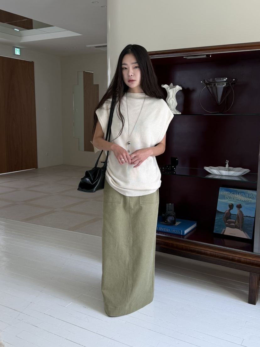 空東大門實拍女士新款26初秋時尚熱賣26秋冬長裙不含腰帶TORRE長裙