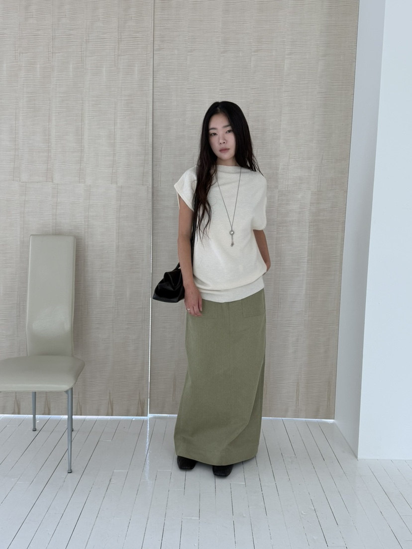 空東大門實拍女士新款26初秋時尚熱賣26秋冬長裙不含腰帶TORRE長裙圖色2