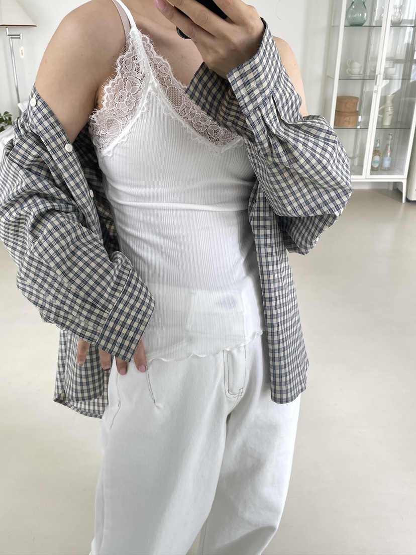 LEMATIN韓國直郵女士新品推薦人氣26初秋吊帶背心蕾絲無袖LEMATIN吊帶/背心