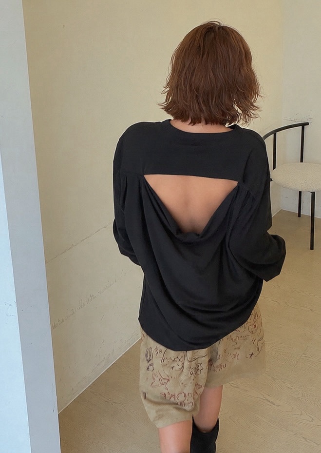 PARIS MATCH東大門實拍女裝新品真品休閑推薦人氣長袖T恤PARIS MATCH長袖T恤