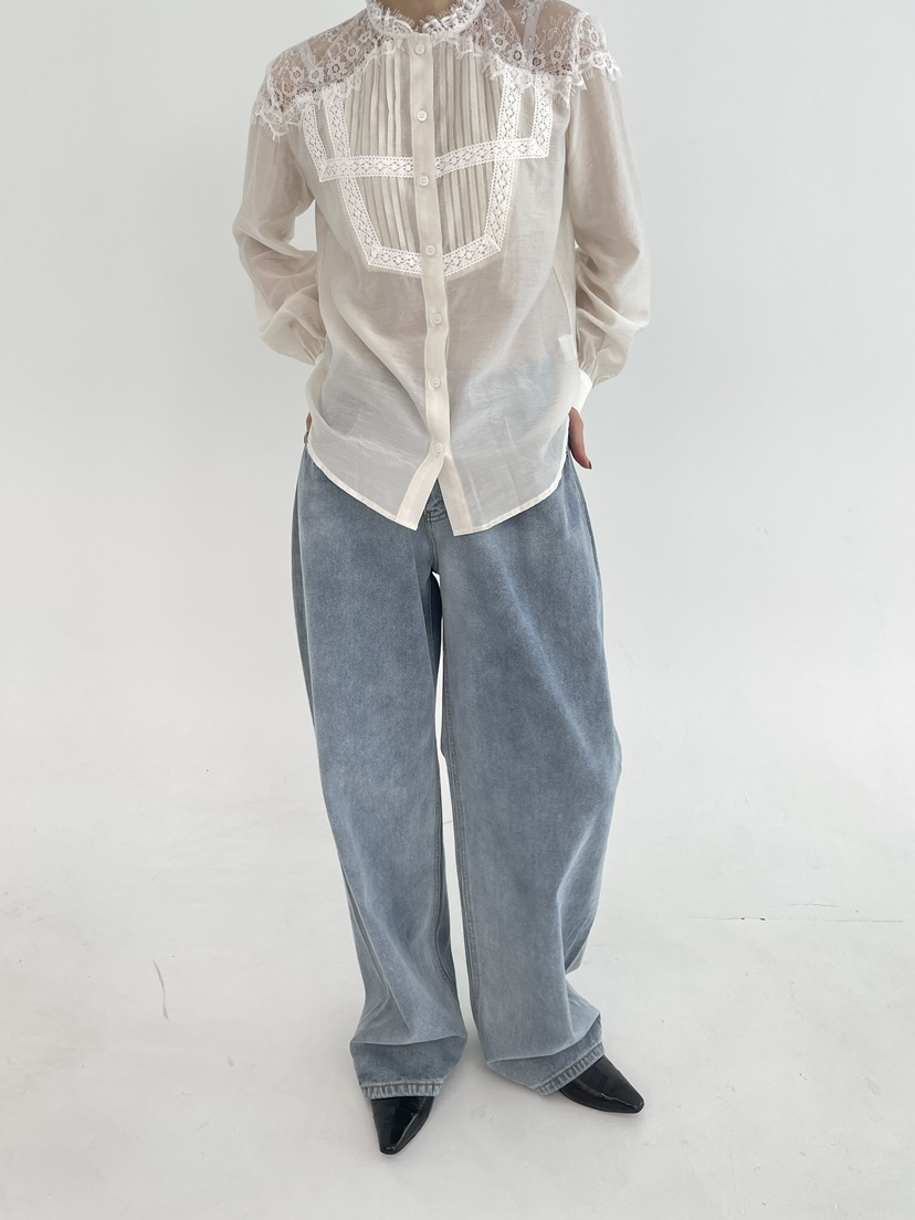 LEMATIN東大門實拍女裝新品26秋冬人氣熱賣時尚襯衫蕾絲衫LEMATIN襯衫/蕾絲衫