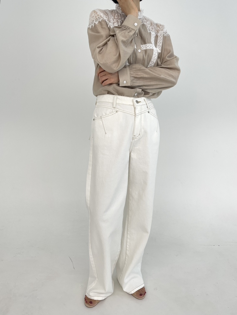LEMATIN東大門實拍女裝新品26秋冬人氣熱賣時尚襯衫蕾絲衫LEMATIN襯衫/蕾絲衫