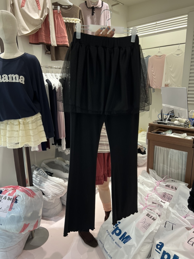 BE&amp;BE東大門直郵女裝新品熱賣時尚休閑26初秋裙褲網眼PADO裙褲