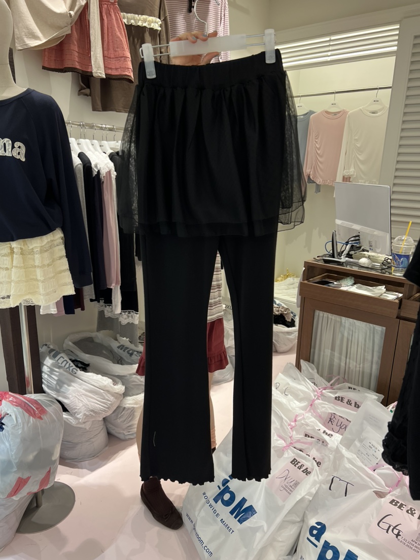 BE&amp;BE東大門直郵女裝新品熱賣時尚休閑26初秋裙褲網眼PADO裙褲