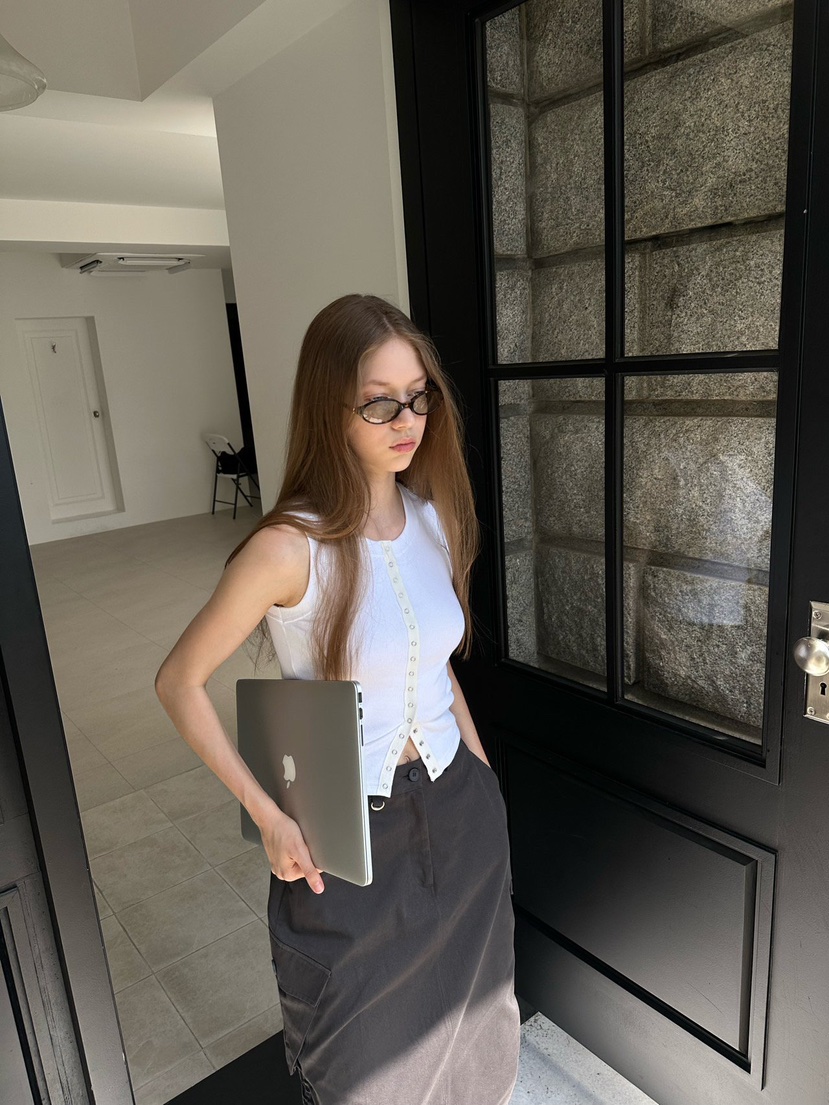 ZEROZERO東大門代購女裝新款熱賣人氣推薦吊帶背心按扣無袖ZEROZERO吊帶/背心