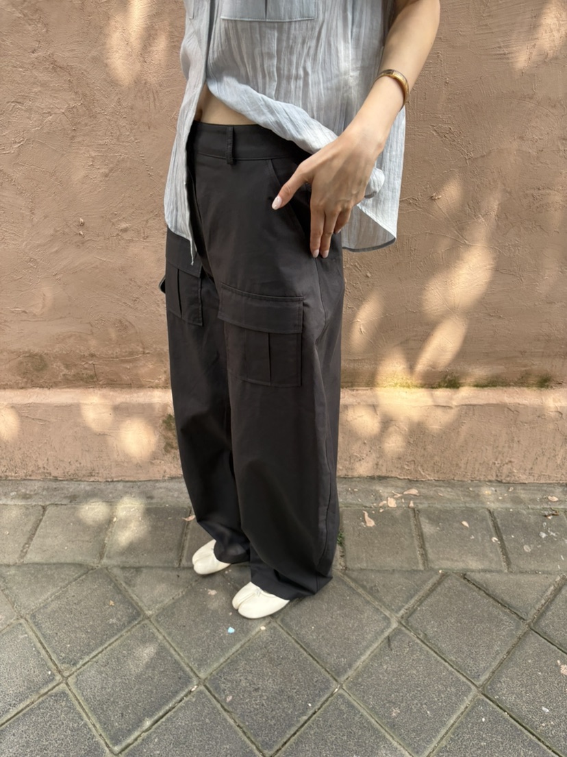 ME MO韓國直郵女士新品人氣熱賣休閑休閑褲不含腰帶口袋ME MO休閑褲