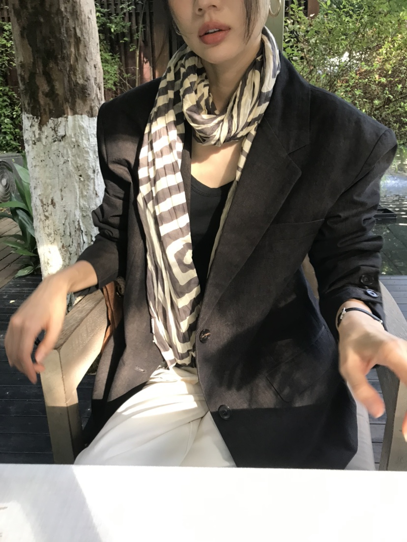 ME MO韓國代購女士新品推薦人氣休閑熱賣26秋冬圍巾披肩ME MO圍巾/披肩