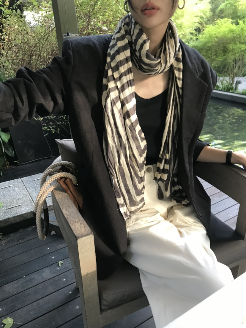 ME MO韓國代購女士新品推薦人氣休閑熱賣26秋冬圍巾披肩ME MO圍巾/披肩