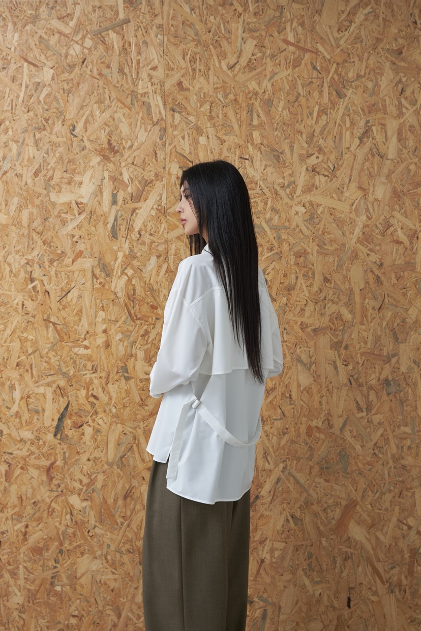 LE-PPL東大門代購女士新品休閑人氣推薦26秋冬襯衫蕾絲衫LE-PPL襯衫/蕾絲衫