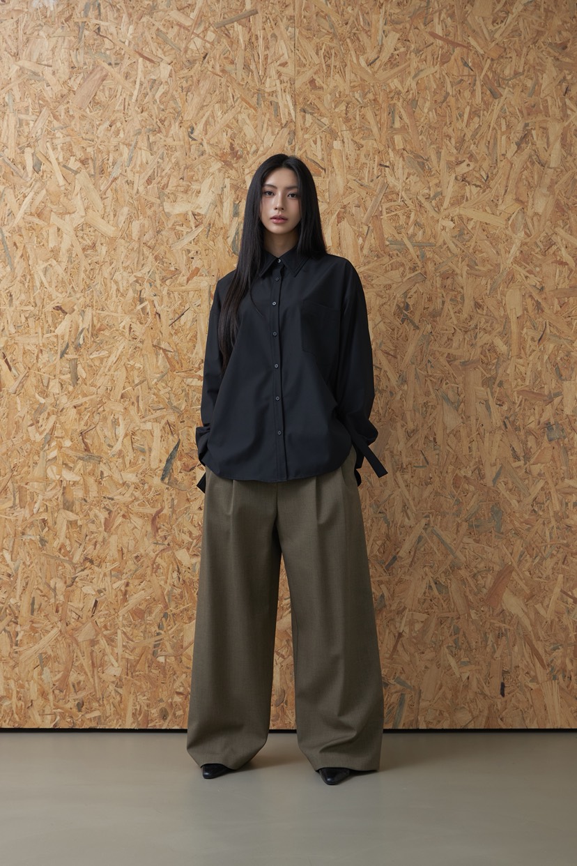 LE-PPL東大門代購女士新品休閑人氣推薦26秋冬襯衫蕾絲衫LE-PPL襯衫/蕾絲衫圖色4