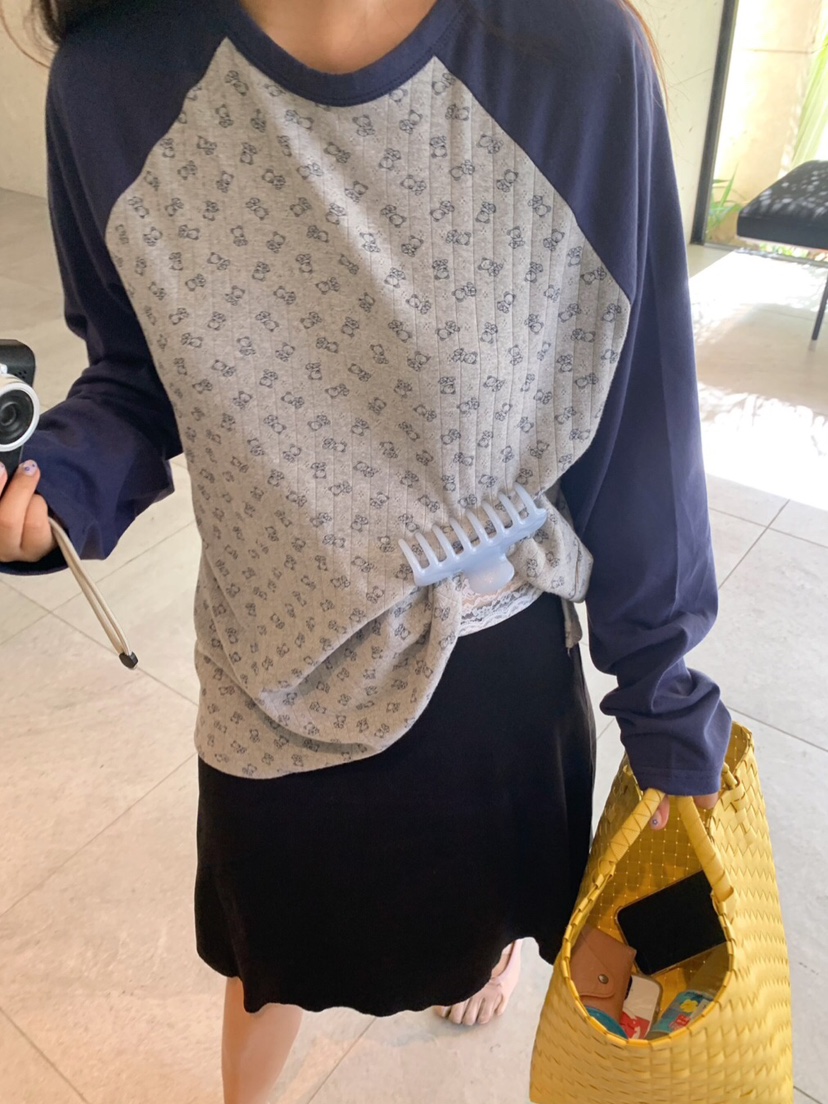 LIKEVAM韓國代購女士新品推薦真品26秋冬休閑熱賣長袖T恤LIKEVAM長袖T恤