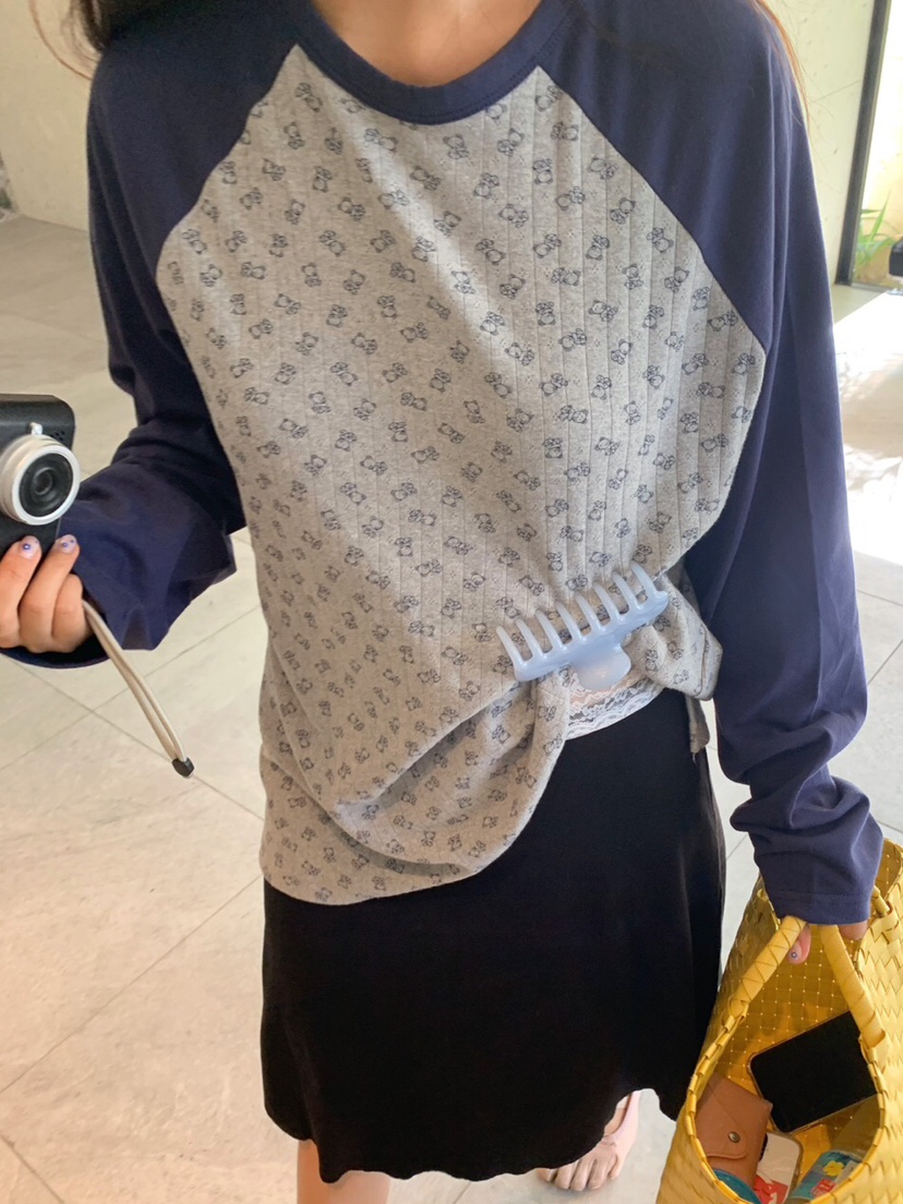 LIKEVAM韓國代購女士新品推薦真品26秋冬休閑熱賣長袖T恤LIKEVAM長袖T恤