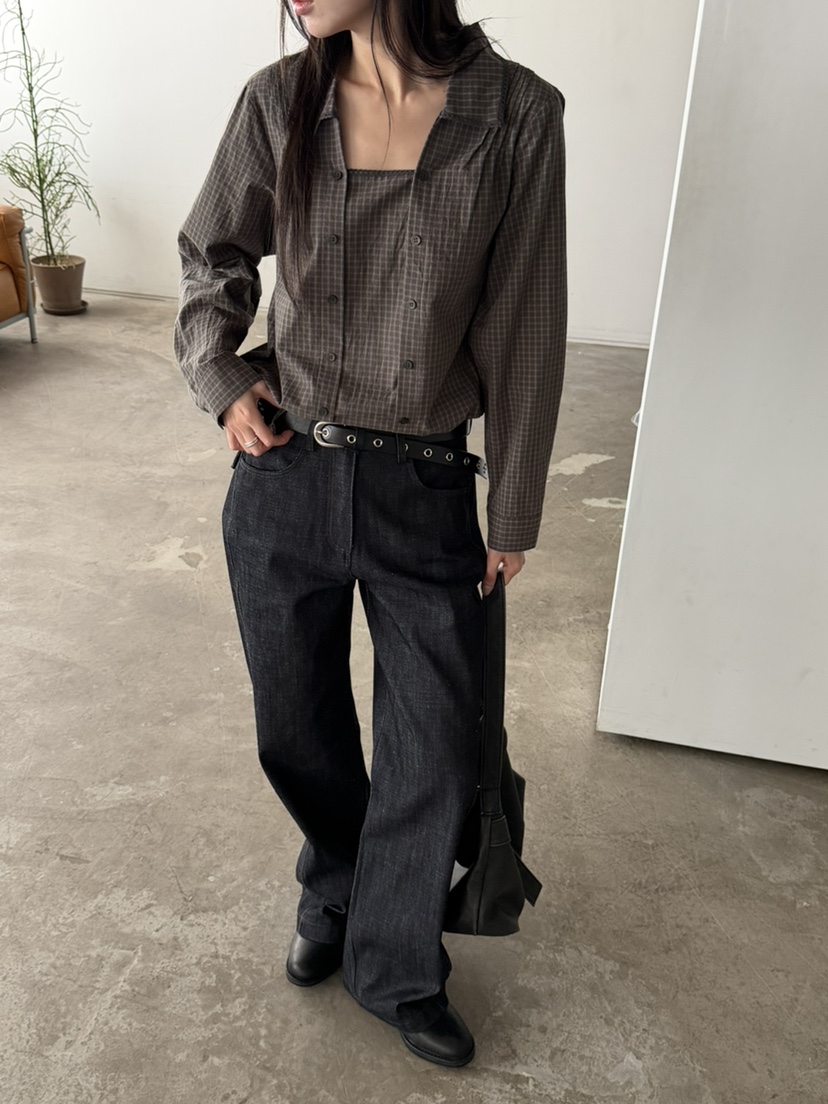 FOSET東大門直郵女士新款時尚推薦26秋冬人氣休閑襯衫蕾絲衫FOSET襯衫/蕾絲衫