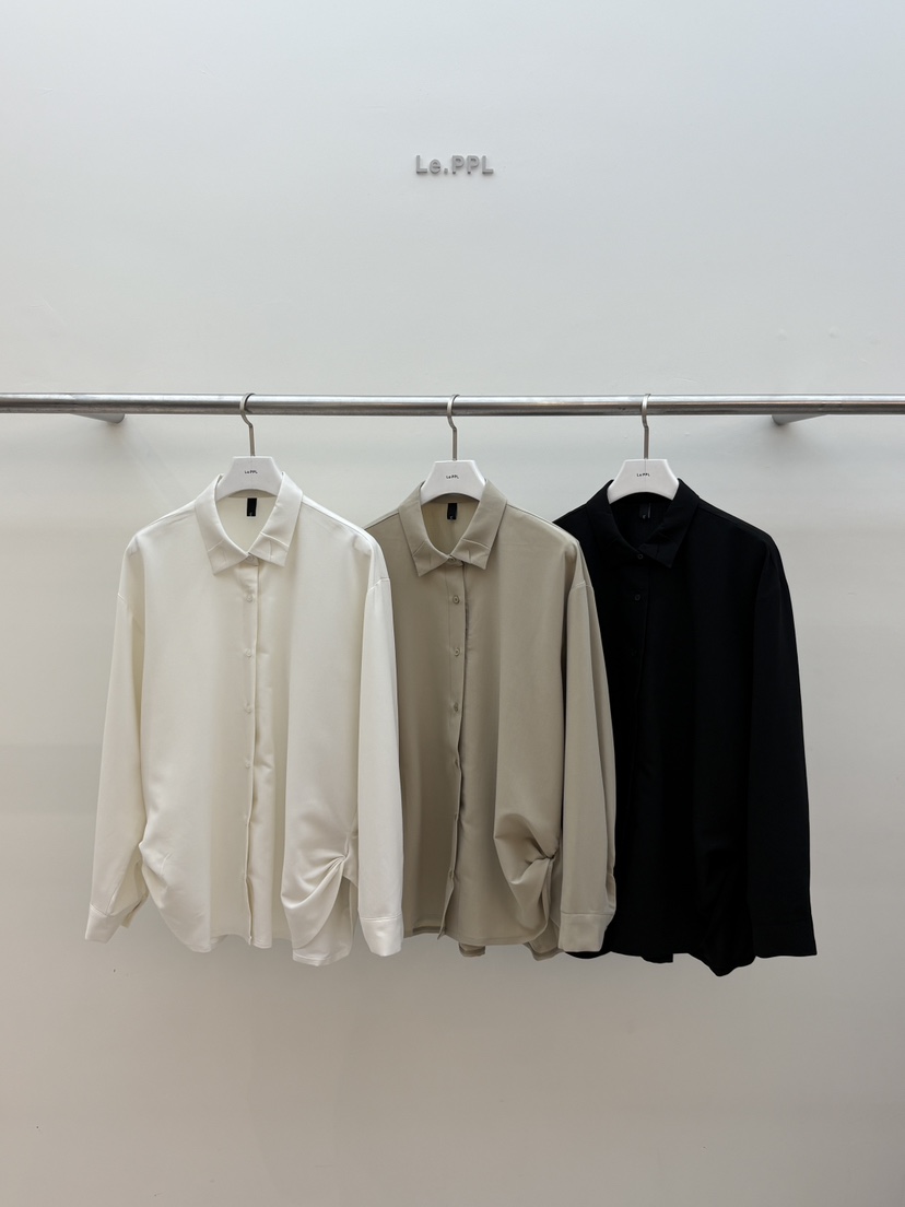 LE-PPL韓國直郵女裝新品26秋冬人氣時尚推薦真品襯衫蕾絲衫LE-PPL襯衫/蕾絲衫圖色3左三色