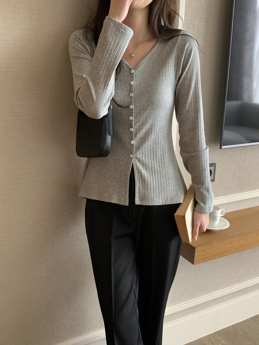 FRILL-T/DADA東大門代購女士新品人氣26初秋推薦開衫修身FRILL-T/DADA開衫