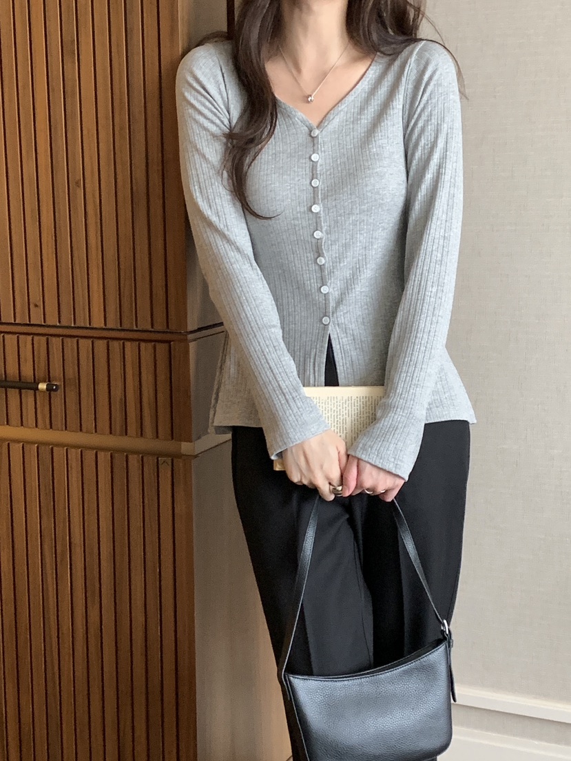 FRILL-T/DADA東大門代購女士新品人氣26初秋推薦開衫修身FRILL-T/DADA開衫