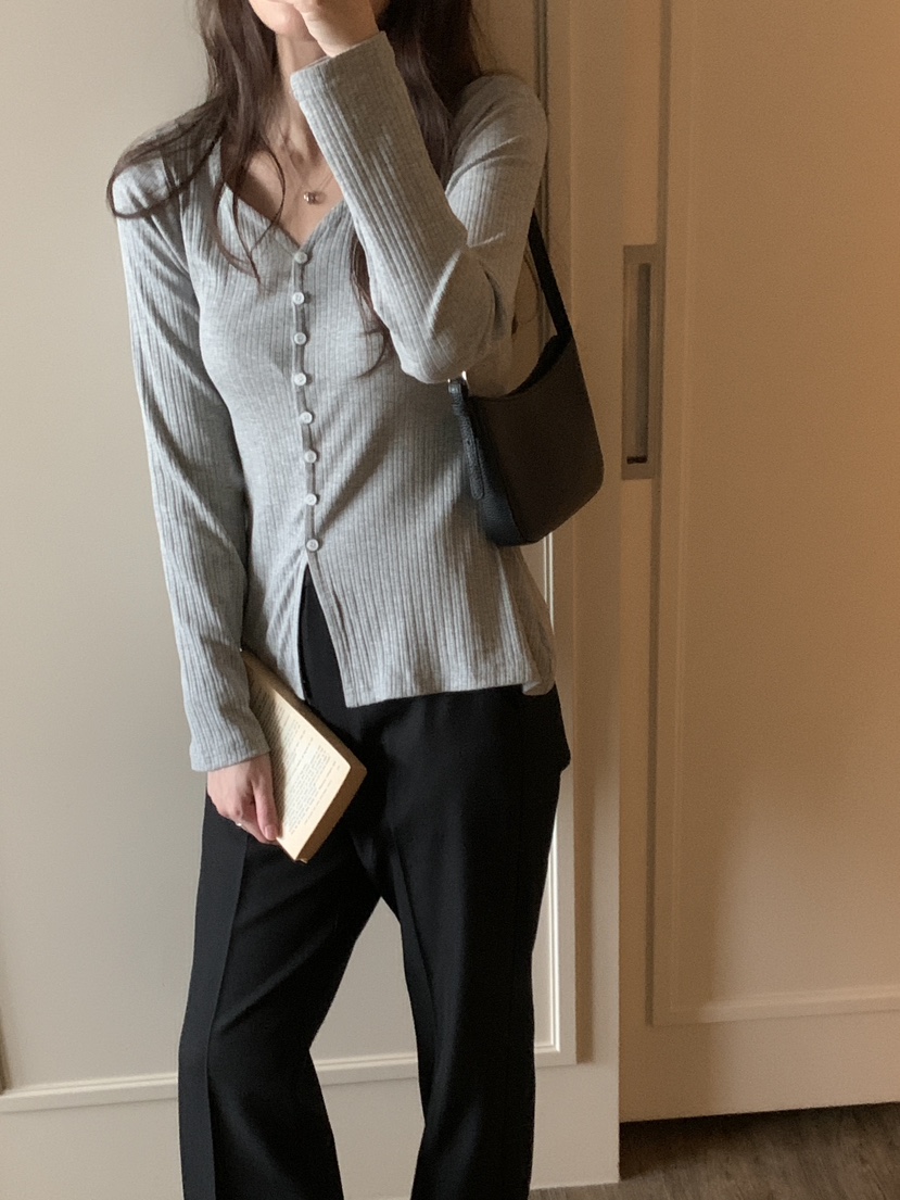 FRILL-T/DADA東大門代購女士新品人氣26初秋推薦開衫修身FRILL-T/DADA開衫