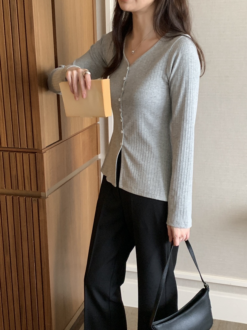 FRILL-T/DADA東大門代購女士新品人氣26初秋推薦開衫修身FRILL-T/DADA開衫