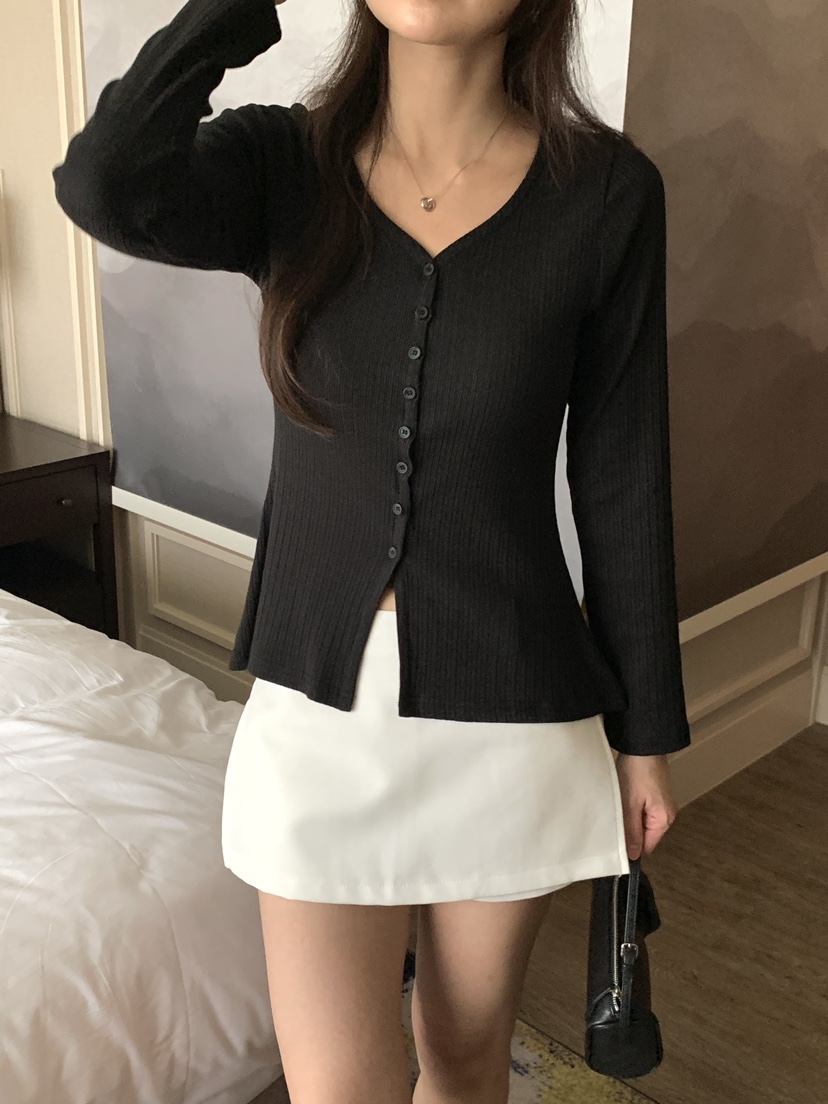 FRILL-T/DADA東大門代購女士新品人氣26初秋推薦開衫修身FRILL-T/DADA開衫
