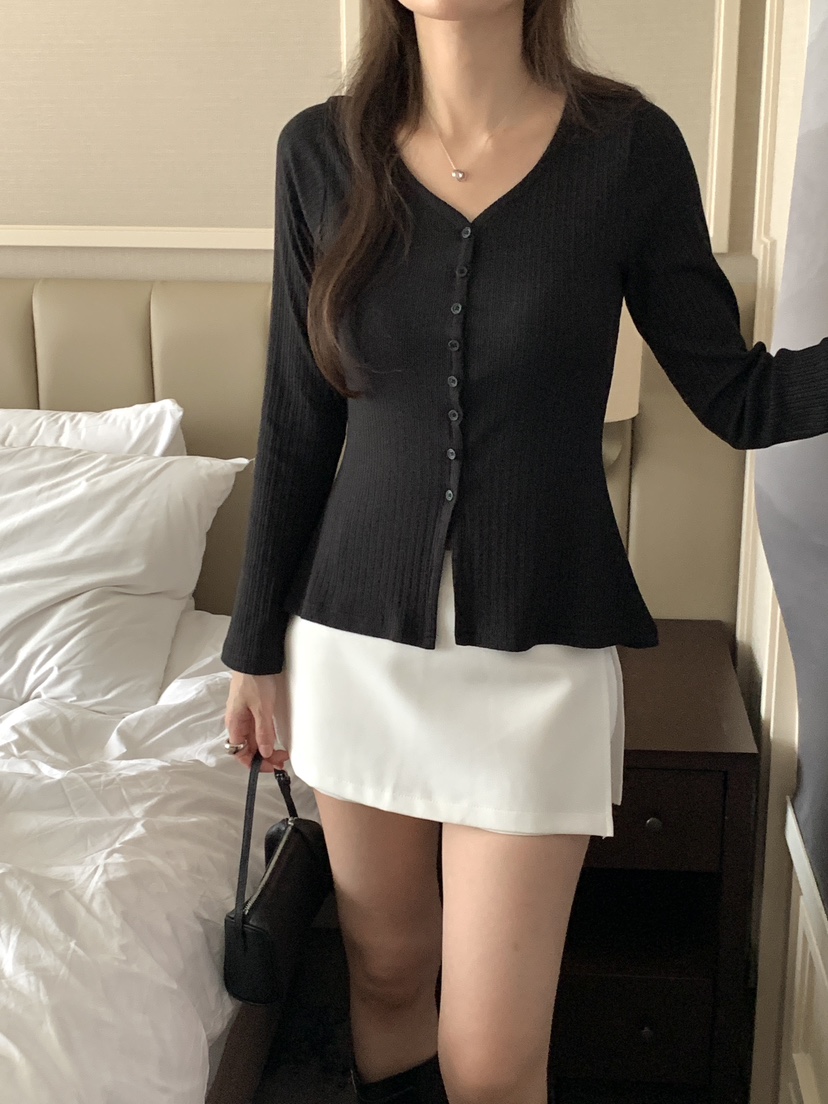 FRILL-T/DADA東大門代購女士新品人氣26初秋推薦開衫修身FRILL-T/DADA開衫