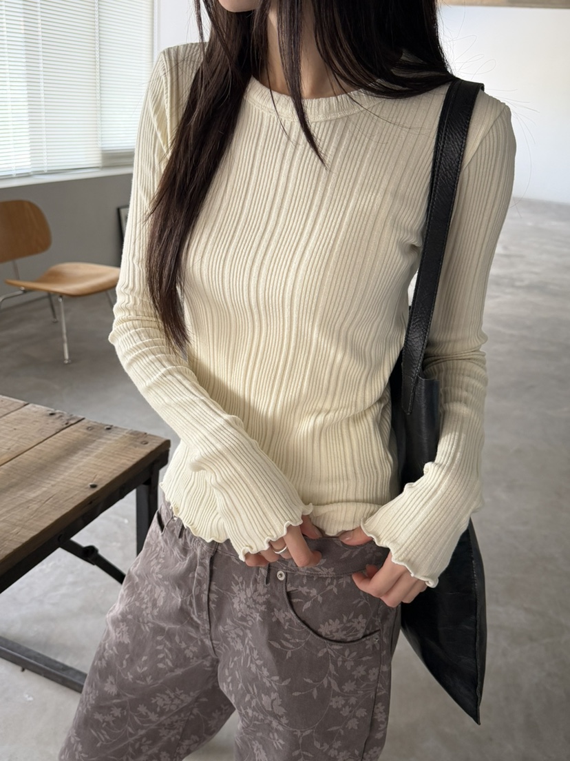 FOSET韓國直郵女裝新品人氣26秋冬推薦26初秋真品長袖T恤FOSET長袖T恤
